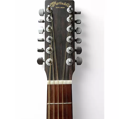 Used Martin dx2 Natural 12 String Acoustic Electric Guitar Natural