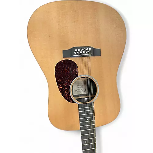 Used Martin Custom X Series 12 String Natural 12 String Acoustic Electric Guitar Natural