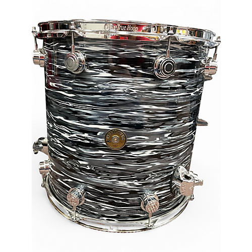 Used DW 3 Piece JAZZ SERIES BLACK OYSTER GLASS Drum Kit BLACK OYSTER GLASS