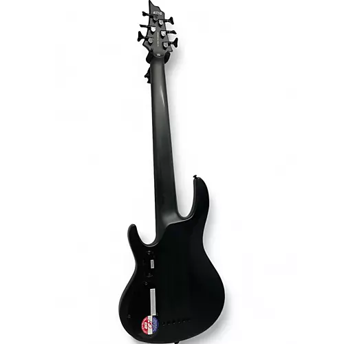 Used ESP LTD D6 6 String black natural Electric Bass Guitar black natural