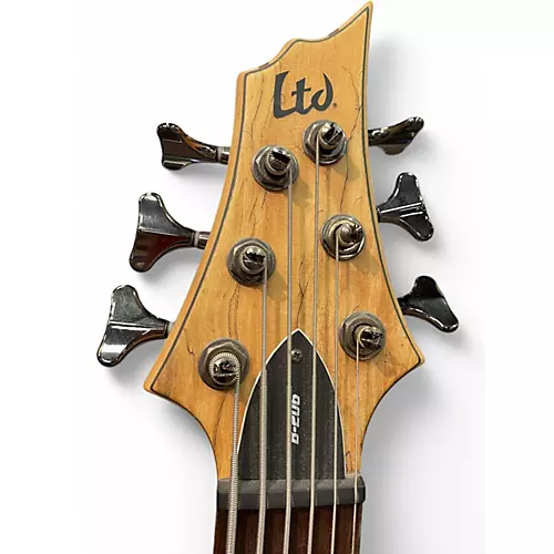 Used ESP LTD B206SM 6 String Spalted Maple Electric Bass Guitar Spalted Maple