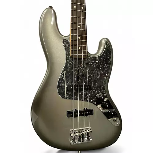 Used Fender American Professional II Jazz Bass Mercury Electric Bass Guitar Mercury