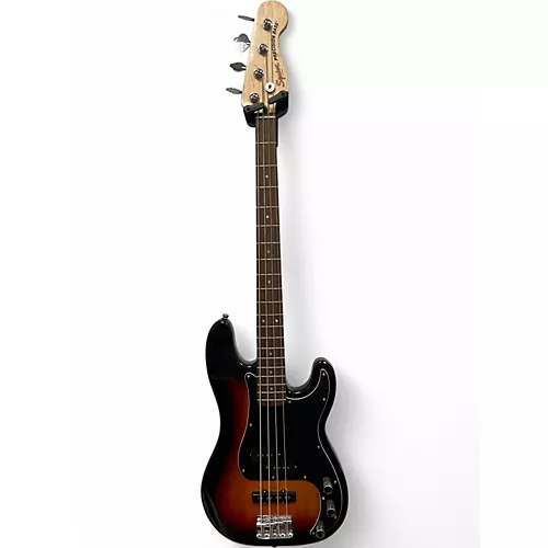 Used Squier Precision Bass Brown Sunburst Electric Bass Guitar Brown Sunburst
