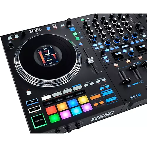 RANE PERFORMER Advanced 4-Channel Motorized DJ Controller Black