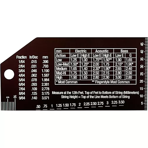 Music Nomad Precision String Action Gauge