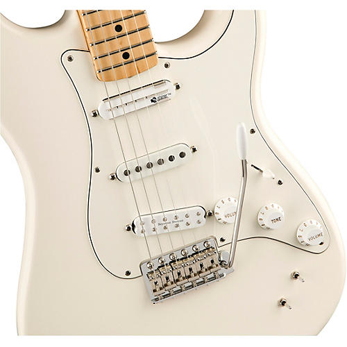 Fender EOB Stratocaster Electric Guitar Olympic White