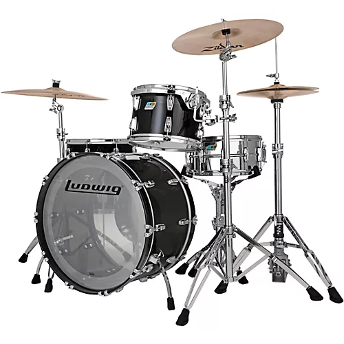 Ludwig Vistalite 3-Piece Pro Beat Shell Pack With 24