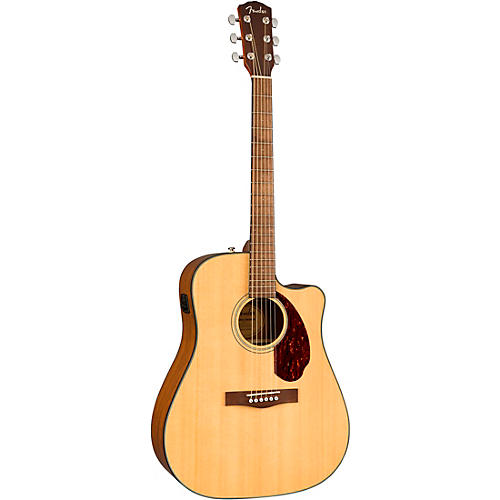 Fender CD-140SCE Dreadnought Acoustic-Electric Guitar With Case Natural