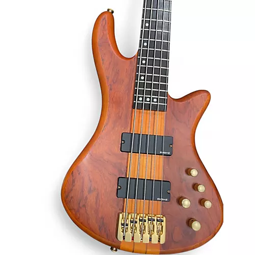 Used Schecter Guitar Research Diamond series Stiletto Studio honey satin Electric Bass Guitar honey satin