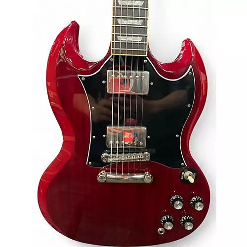 Used Epiphone SG Standard Red Solid Body Electric Guitar Red