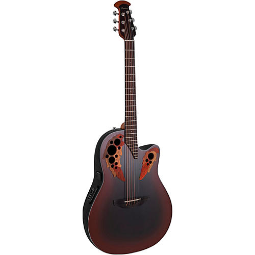Ovation CE44 Celebrity Series Elite Mid-Depth Acoustic-Electric Guitar Reverse Blue Burst