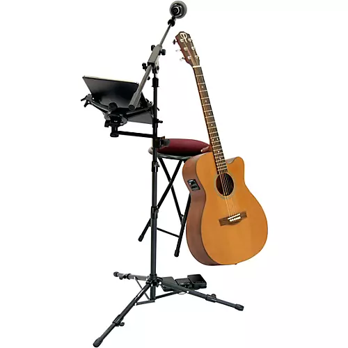 AirTurn goSTAND Portable Mic Stand for Tablets, Microphones and Accessories Black