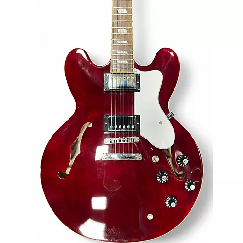 Used Epiphone Noel Gallagher Riviera Wine Red Hollow Body Electric Guitar Wine Red