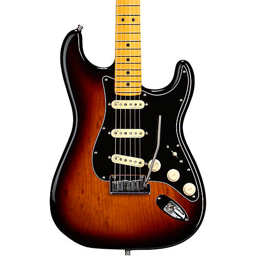 Fender American Ultra Luxe Stratocaster Maple Fingerboard Electric Guitar Plasma Red Burst
