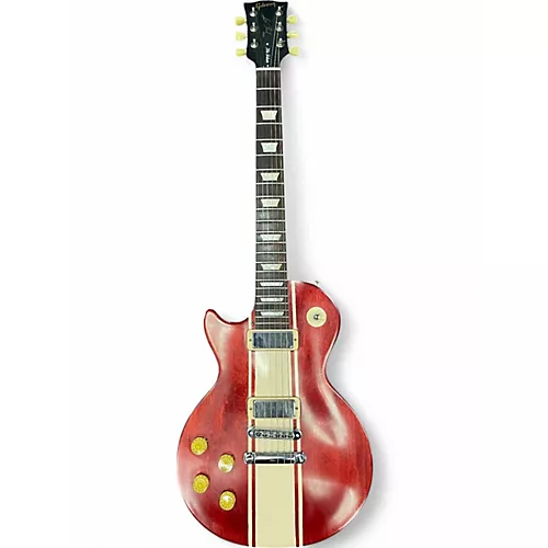 Used 2012 Gibson 1970S Les Paul Tribute Left Handed RED  Electric Guitar RED