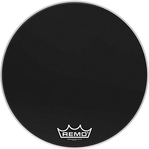 Remo Ebony Ambassador Crimplock Bass Drum Head 20 in.