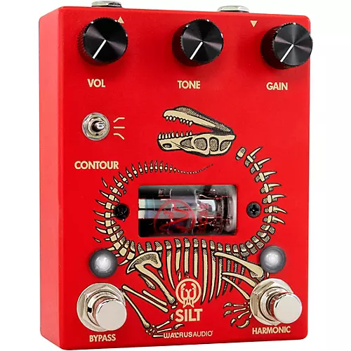 Walrus Audio Silt Harmonic Tube Fuzz Effects Pedal Red