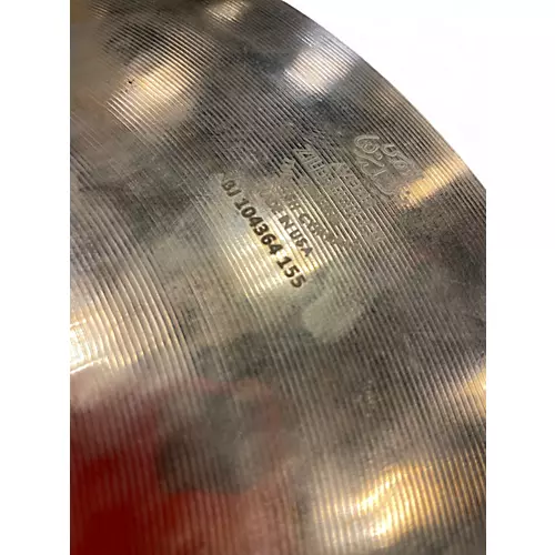 Used Zildjian 14in A Custom Hi Hat Pair Cymbal 33