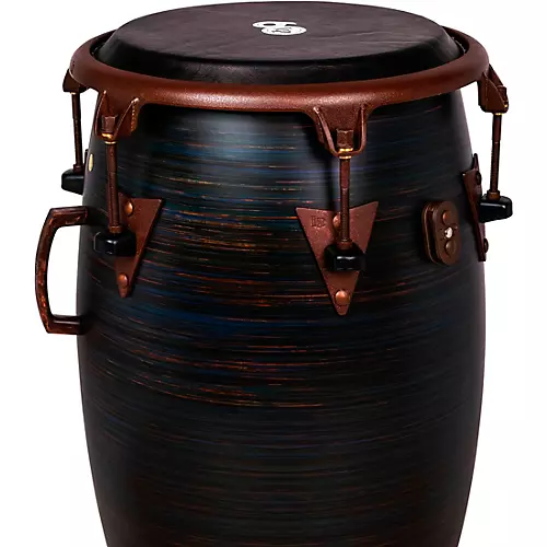 LP LP 60th Anniversary Top Tuning Fiberglass Conga with Rustic Bronze Hardware 11.75 in. Roasted Hazel Finish