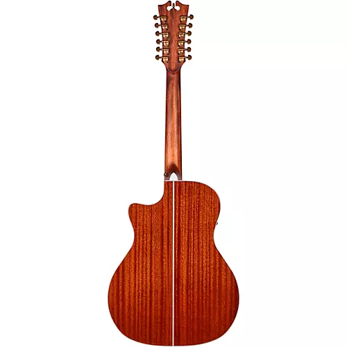 D'Angelico Premier Series Fulton Cutaway Grand Auditorium 12-string Acoustic-Electric Guitar Iced Tea Burst