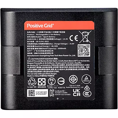 Positive Grid Spark Battery Rechargeable Battery for Spark Live