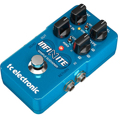 TC Electronic Infinite Sample Sustainer Effects Pedal Blue