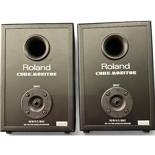 Used Roland CM220 200W 2.1 Cube Drum Amplifier