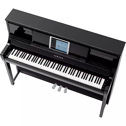 Yamaha Clavinova CSP-295 Digital Upright Piano With Bench Polished White