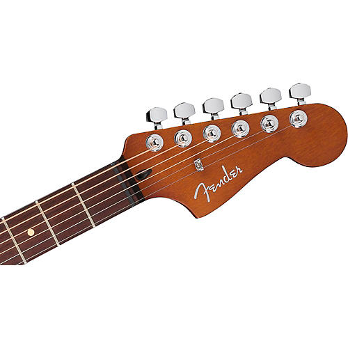 Fender Acoustasonic Standard Jazzmaster Acoustic-Electric Guitar Black