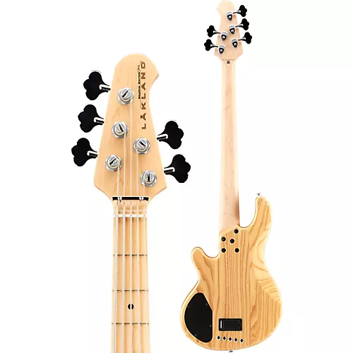 Lakland Skyline Deluxe 55-02 5-String Bass Natural Maple Fretboard