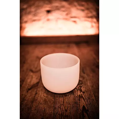 MEINL Sonic Energy Crystal Singing Bowl, Heart Chakra 11 in.