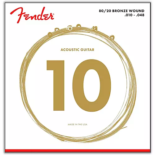 Fender 70XL 80/20 Bronze Acoustic Strings - Extra Light