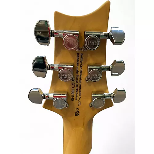 Used PRS SE CE24 Trans Black Solid Body Electric Guitar Trans Black