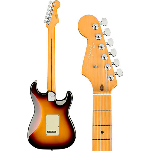 Fender American Ultra Stratocaster Maple Fingerboard Left-Handed Electric Guitar Texas Tea