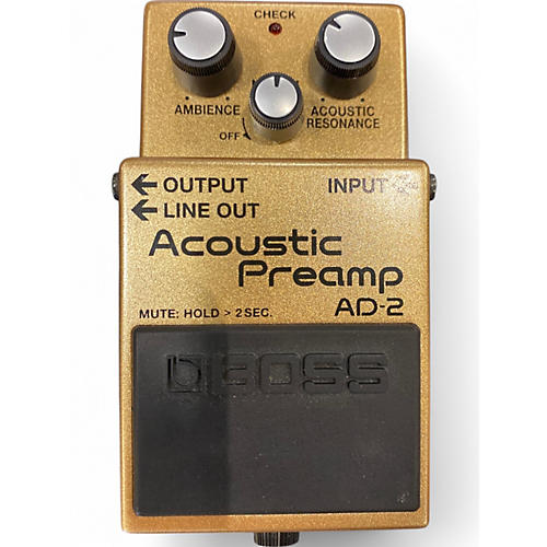 Used BOSS AD2 Acoustic Preamp Guitar Preamp