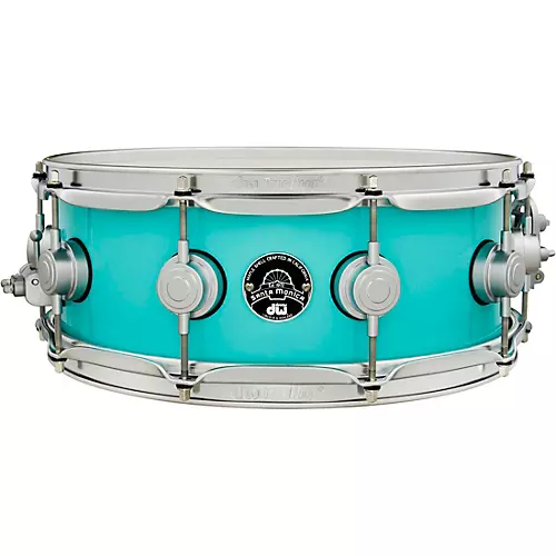 DW 4-Piece Collector's Series Santa Monica Shell Pack With Satin Chrome Hardware Sea Foam Green