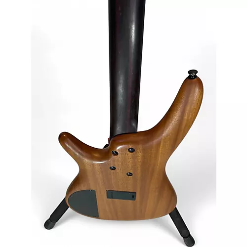 Used Ibanez SR1350B Walnut Electric Bass Guitar Walnut