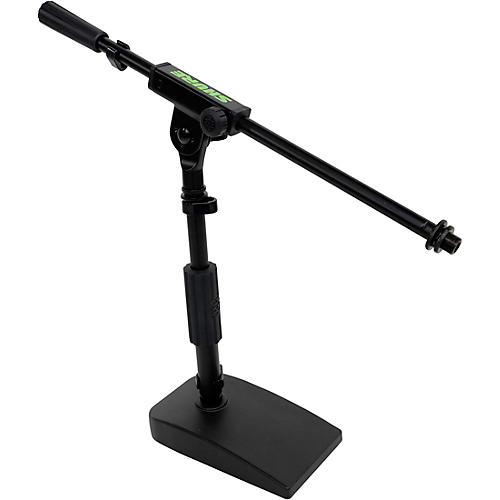 Shure SH-DESKTOP2 Compact Low-Profile Desktop Mic Stand With Single-Section Boom Black