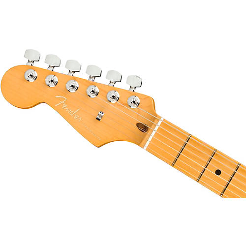 Fender American Ultra Stratocaster Maple Fingerboard Left-Handed Electric Guitar Texas Tea