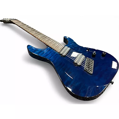 Used Schecter Guitar Research REAPER 7 MS ELITE Deep Ocean Blue Solid Body Electric Guitar Deep Ocean Blue