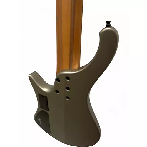 Used Ibanez ehb1006ms Silver Electric Bass Guitar Silver