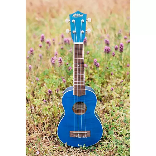 Mitchell MU45F Exotic Soprano Ukulele Flamed Maple Cherry