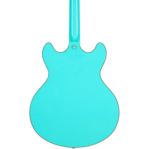 D'Angelico Premier DC Semi-Hollow Electric Guitar Solid Black