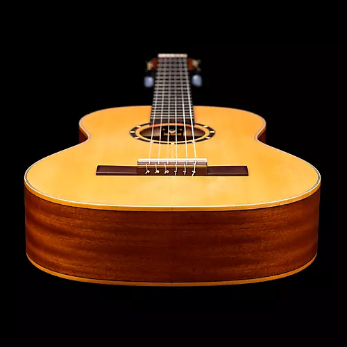 Ortega Family Series R121L-3/4 3/4 Size Left-Handed Classical Guitar Satin Natural 0.75