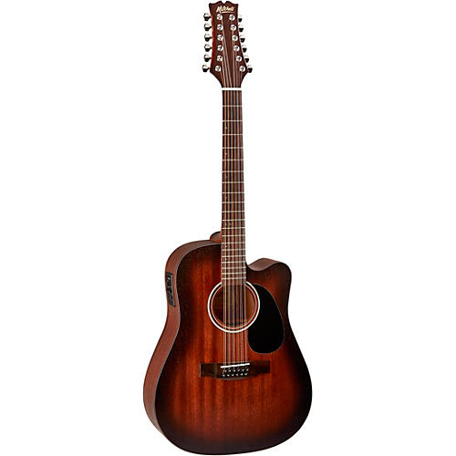 Mitchell T331-TCE-BST Terra 12-String Acoustic-Electric Dreadnought Mahogany Top Guitar Edge Burst