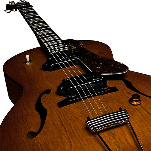 Godin 5th Avenue Jumbo P90 Hollowbody Electric Guitar Harvest Gold