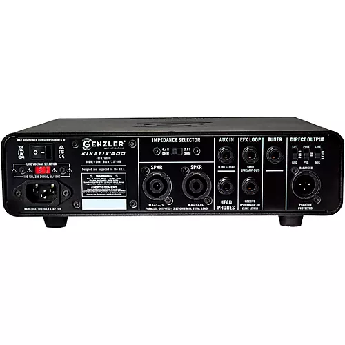 GENZLER AMPLIFICATION Kinetix 800 800W Bass Amp Head Black