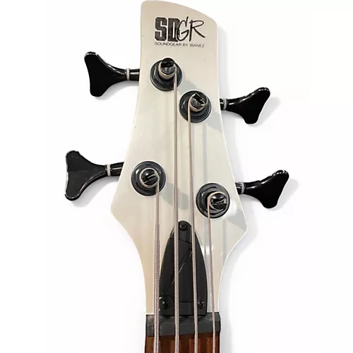 Used Ibanez SR250 White Electric Bass Guitar White