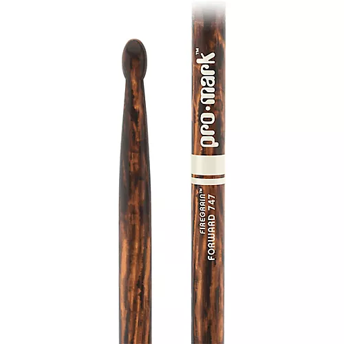 Promark Classic 747 Rock FireGrain Drum Sticks Wood