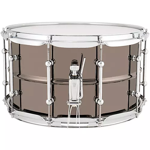 Ludwig Universal Series Black Brass Snare Drum With Chrome Hardware 14 x 5.5 in.